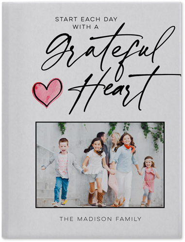Grateful Heart Script Journal, Gray