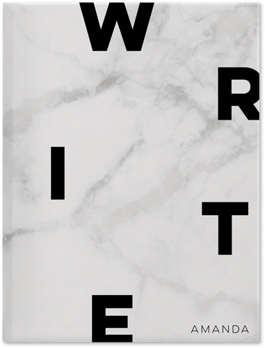 Write Marble Journal, White