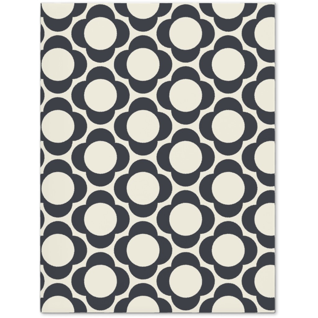 Lotta's Scandi Daisy - Navy on Cream Journal, Beige, Pearl