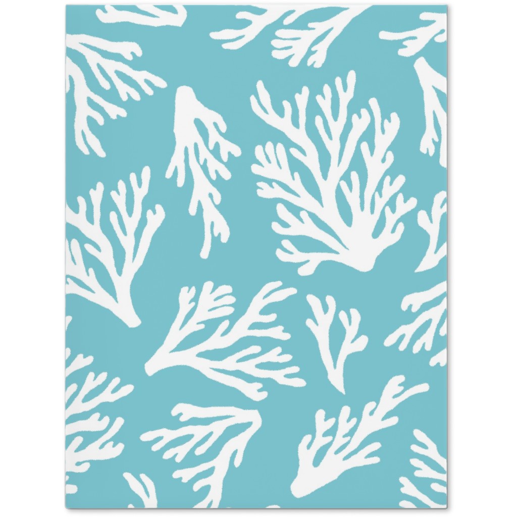 Coral - Turquoise Journal, Blue, True Blue