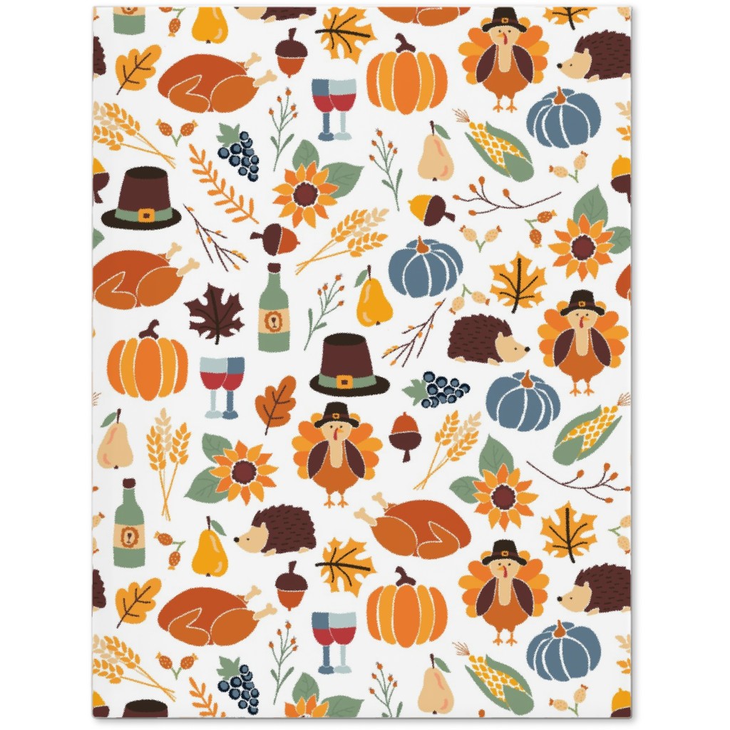 Thanksgiving Table Journal, Multicolor, Nutmeg