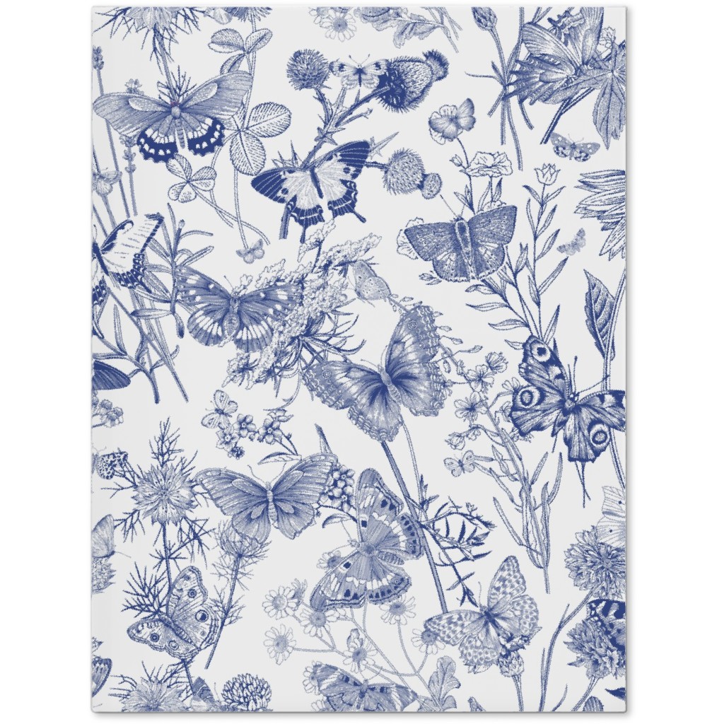 Butterflies and Wild Flowers Journal, Blue