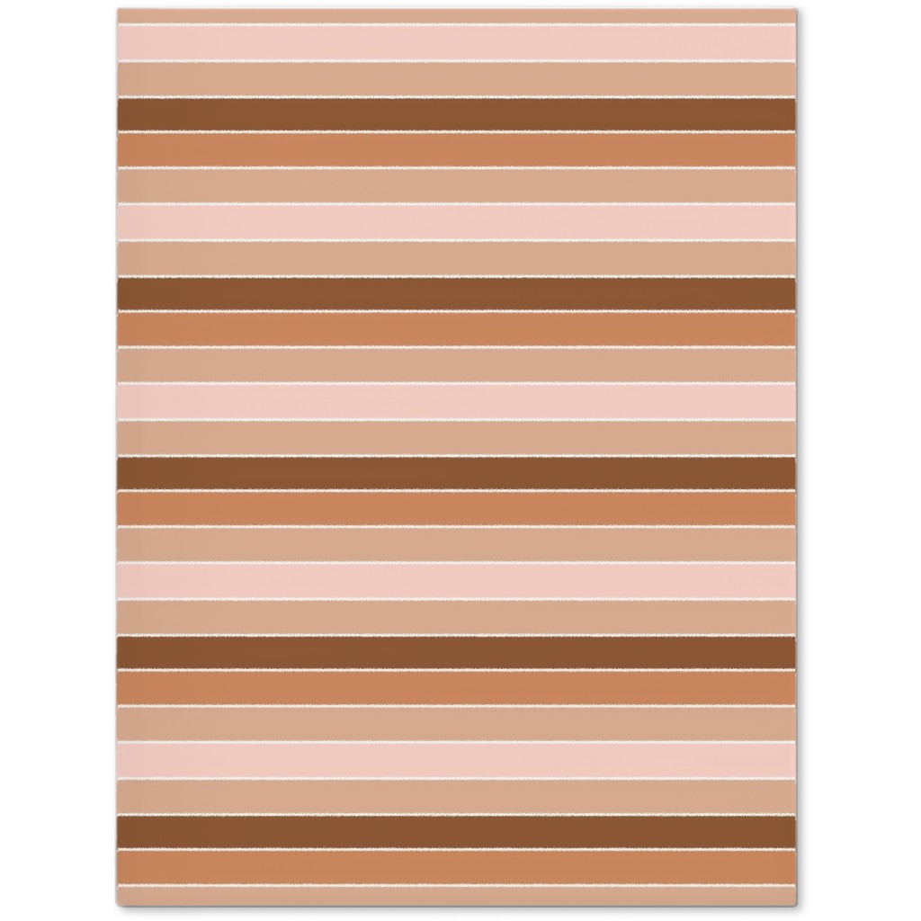 Candy Stripes Horizontal - Pink Journal, Pink