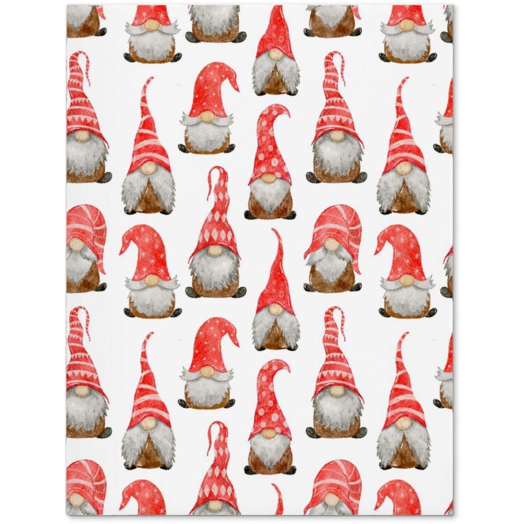 My Gnomes Journal, Red, Pearl