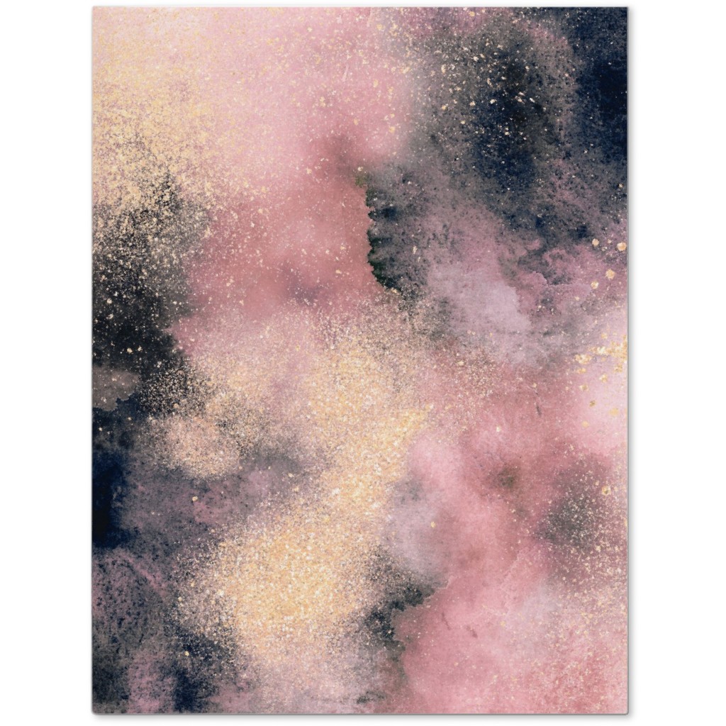 Watercolor Marble - Pink Journal, Pink, Bright Pink