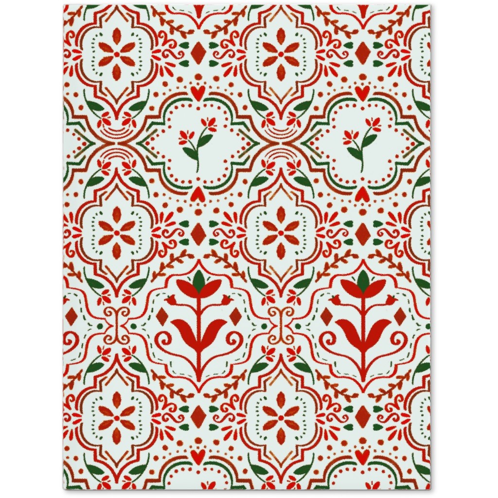 Moroccan Christmas Journal, Red