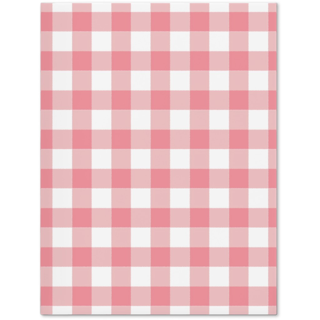 Simple Gingham Journal, Pink