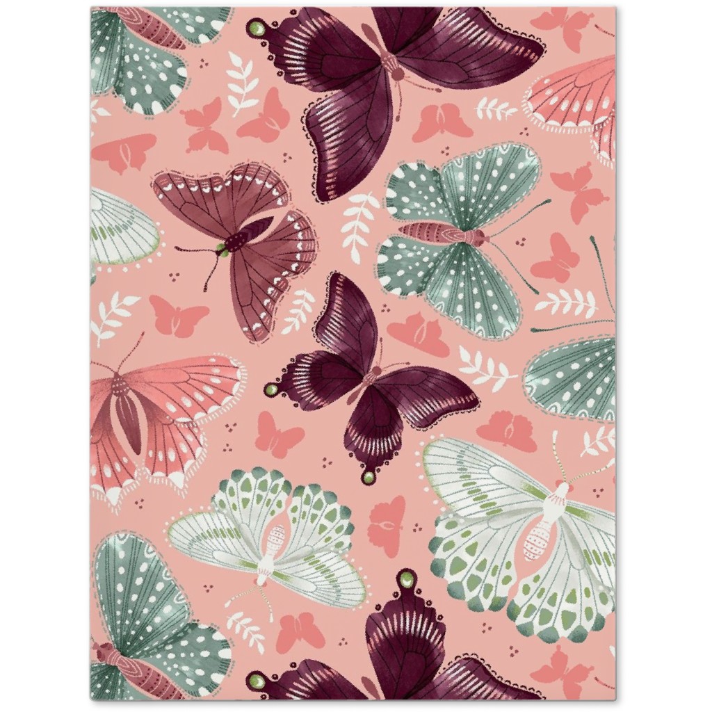 Romantic Butterflies - Pink Journal, Pink