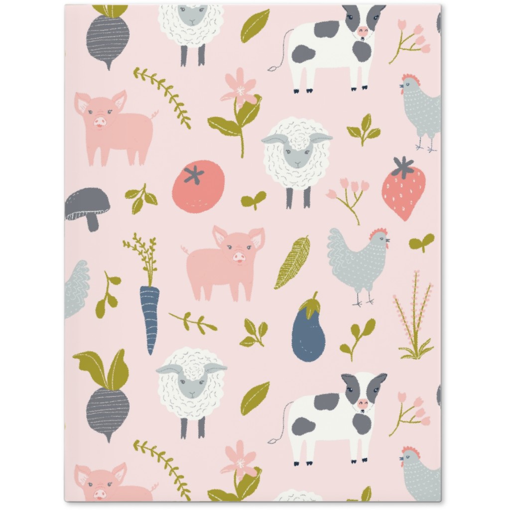Farm Life - Pink Journal, Pink, Bright Pink