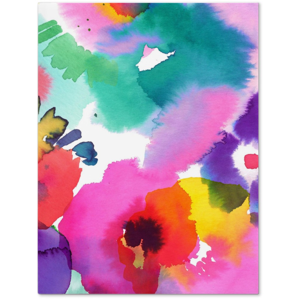 Abstract Floral Watercolor - Multi Journal, Multicolor