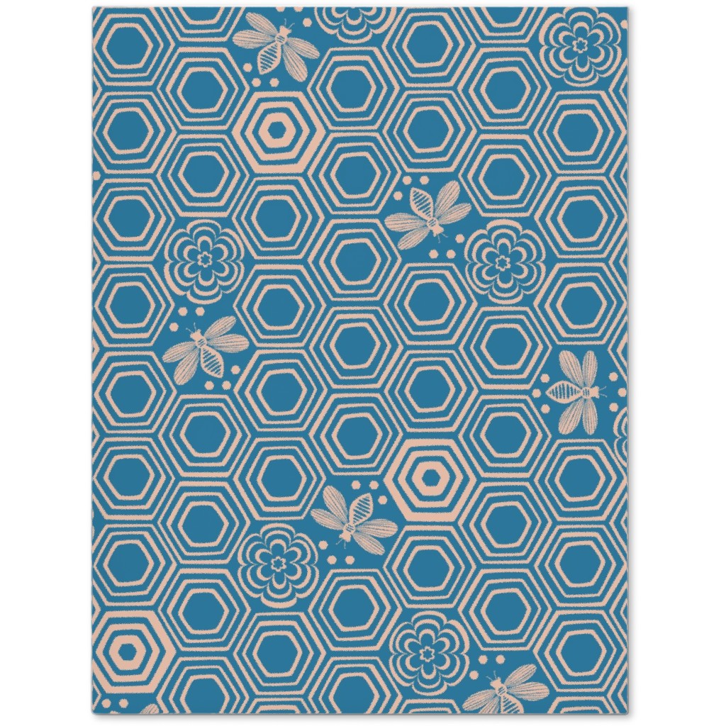 Honeyrose Journal, Blue, True Blue