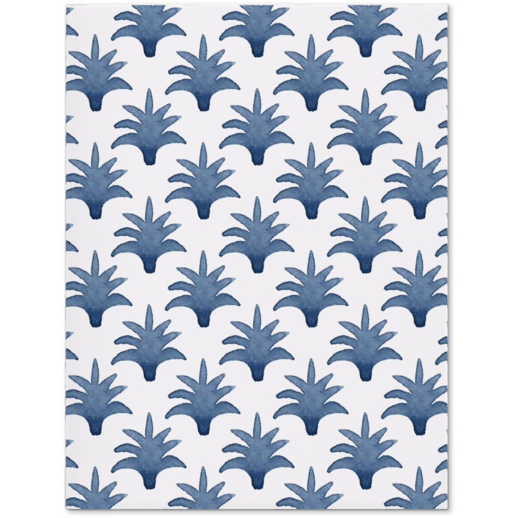 Pinecone - Indigo on Cream Journal, Blue