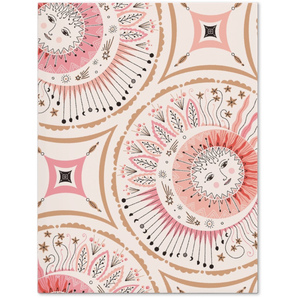 Celestial Talisman Journal, Pink, Bright Pink