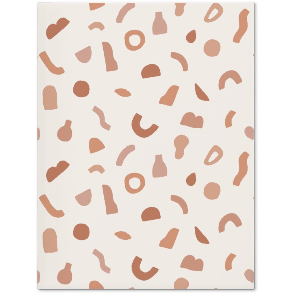 Organic Cut Shapes - Kaolin Clay Journal, Beige, Pearl