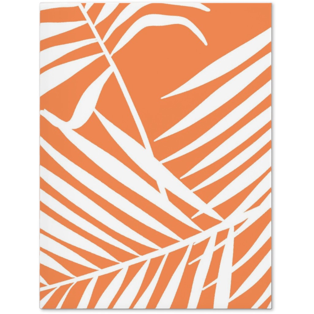 Palm Tree Leaves Journal, Orange