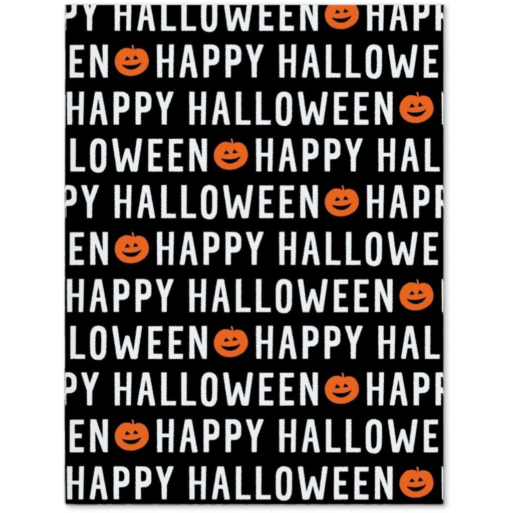 Happy Halloween Black Journal, Black, Black