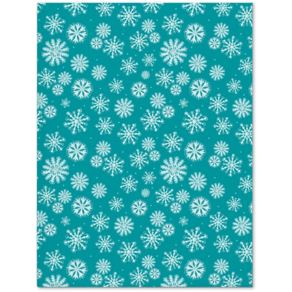 Let It Snow Snowflakes - Blue Journal, Blue, True Blue