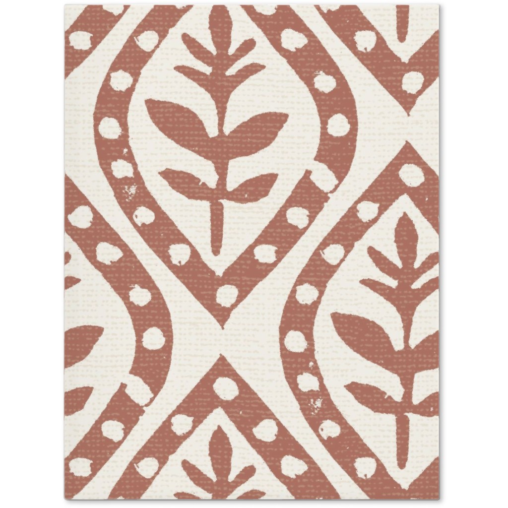 Molly's Print - Terracotta Journal, Brown, Brown