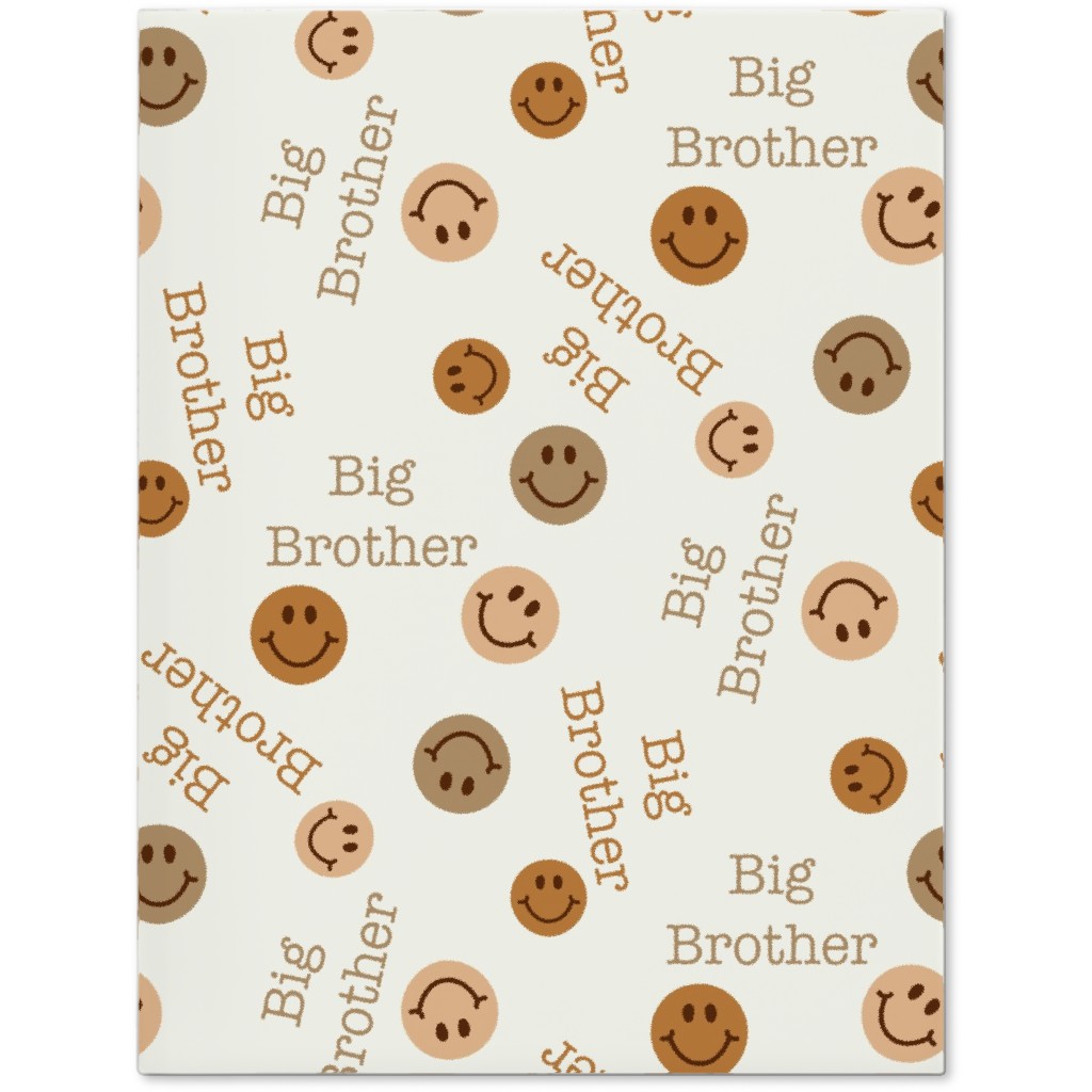 Big Brother - Smiley Boho - Muted Journal, Beige