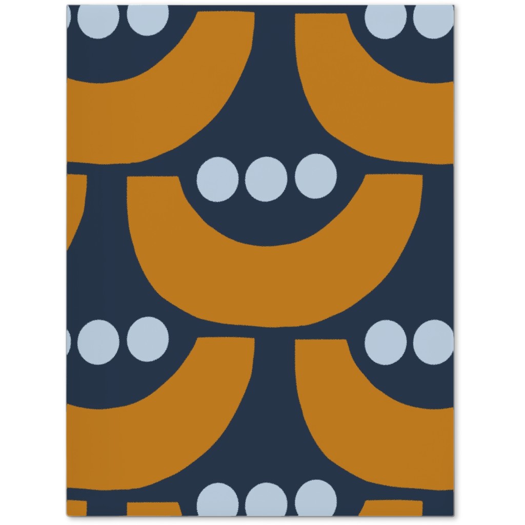 Tulip Journal, Blue, Navy