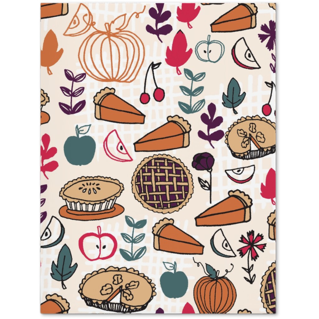 Thanksgiving Apple and Pumpkin Pies Journal, Multicolor