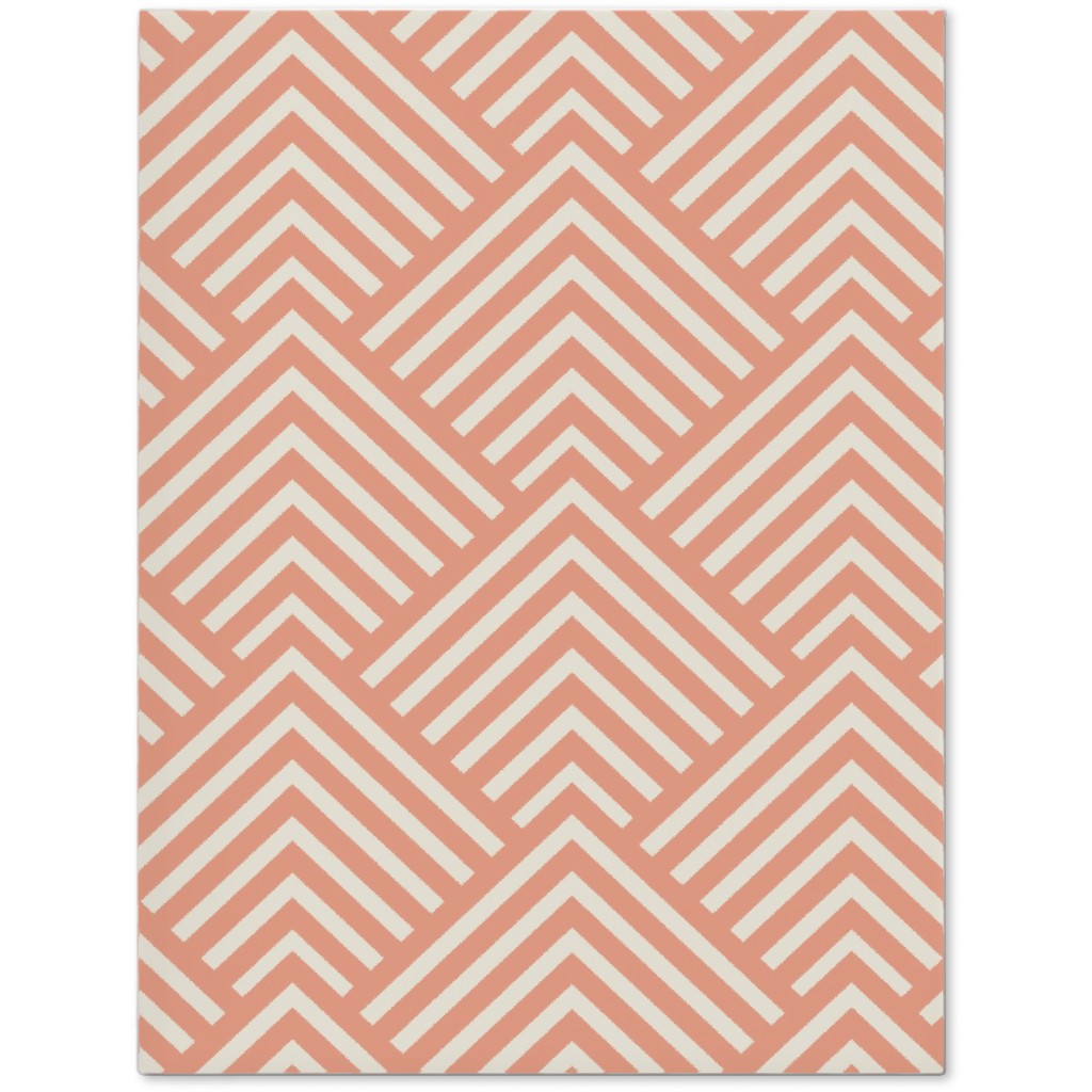 Mod Triangles - Blush Journal, Pink, Bright Pink