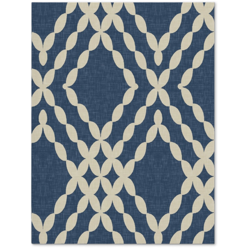 Kensington Lattice - Indigo Journal, Blue