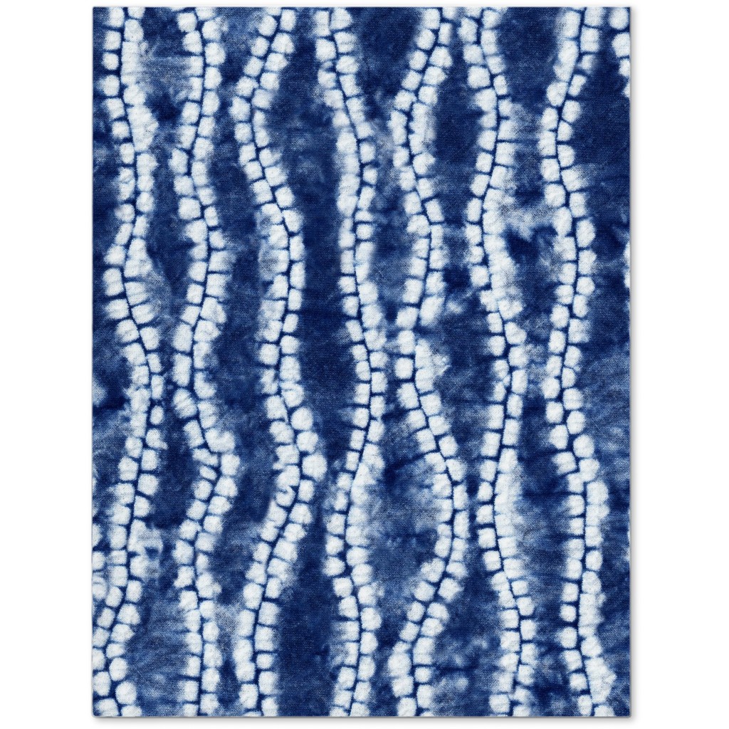 Shibori Ripples - Blue Journal, Blue