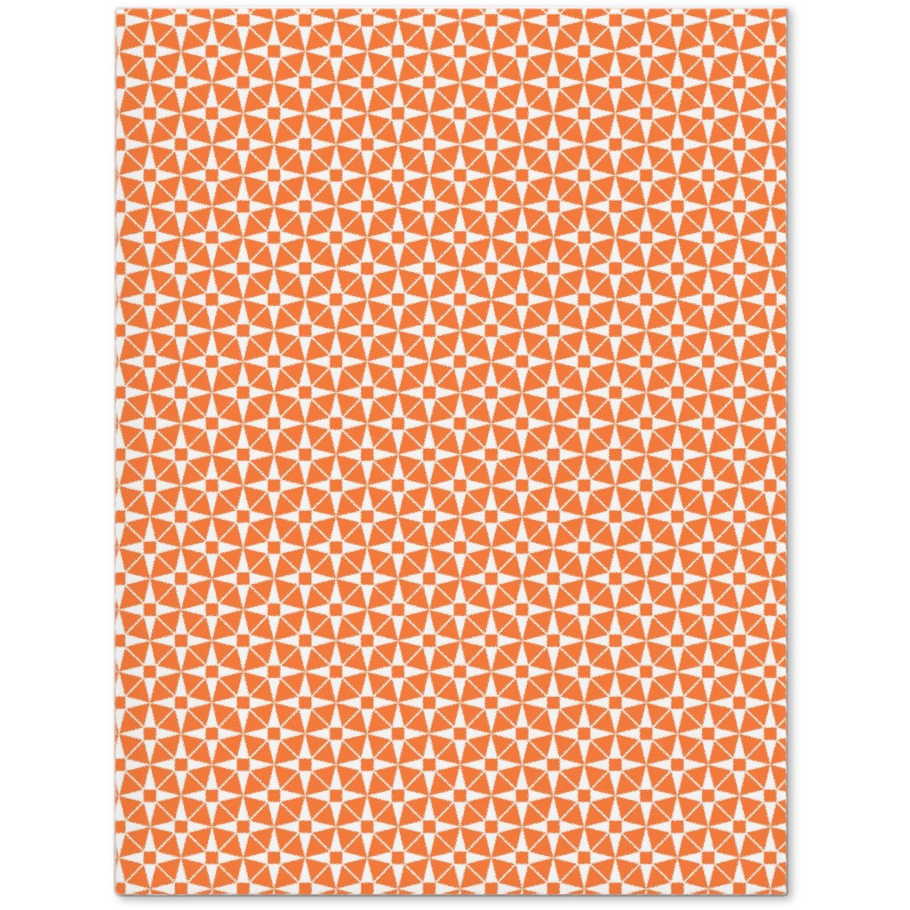 Starburst Geometric - Orange Journal, Orange