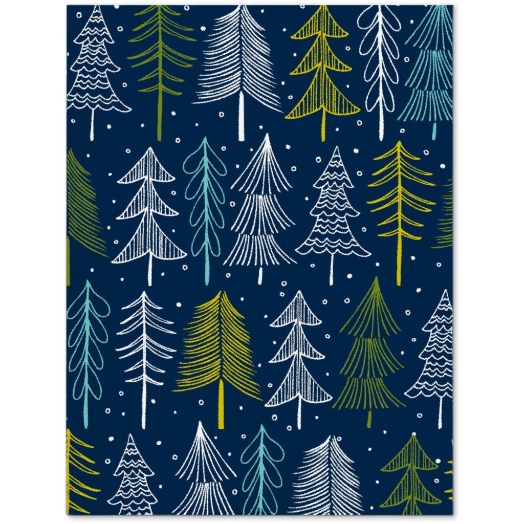 Oh' Christmas Tree Journal, Blue