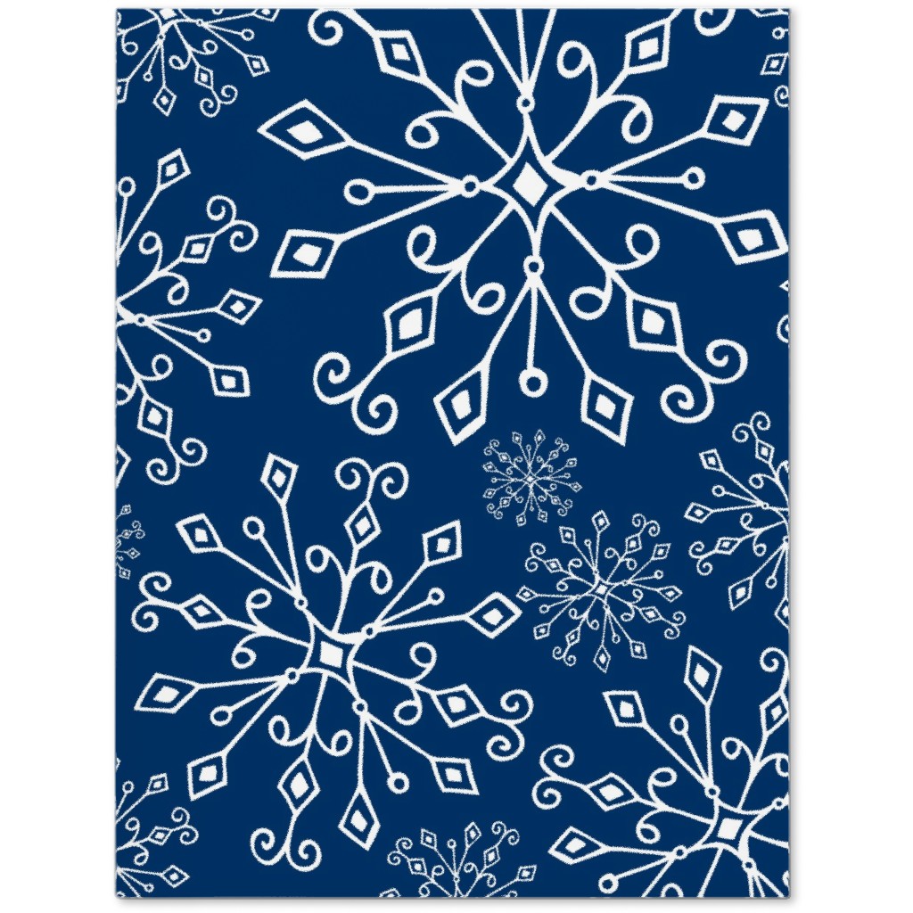 Frost Snowflakes Journal, Blue