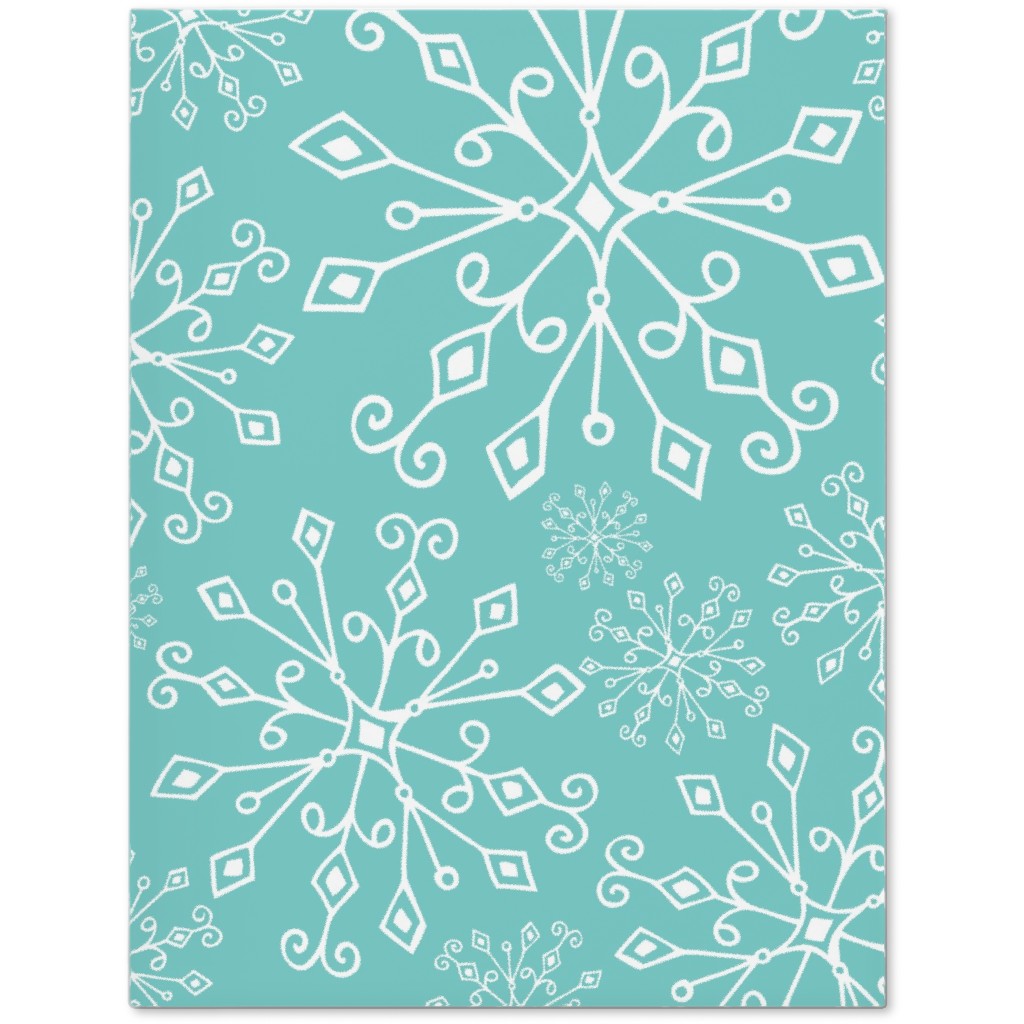 Frost Snowflakes Journal, Blue, Catalina