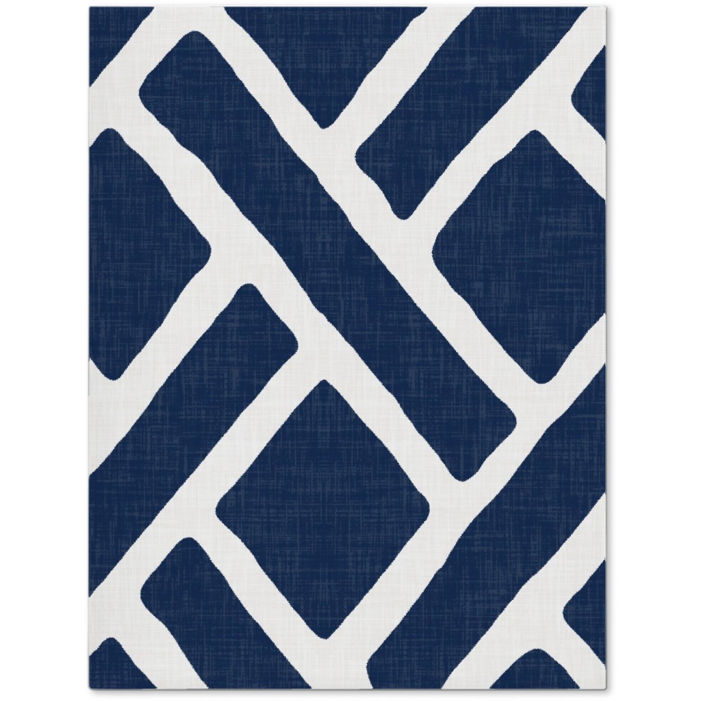 Savannah Trellis Journal, Blue, Silhouette