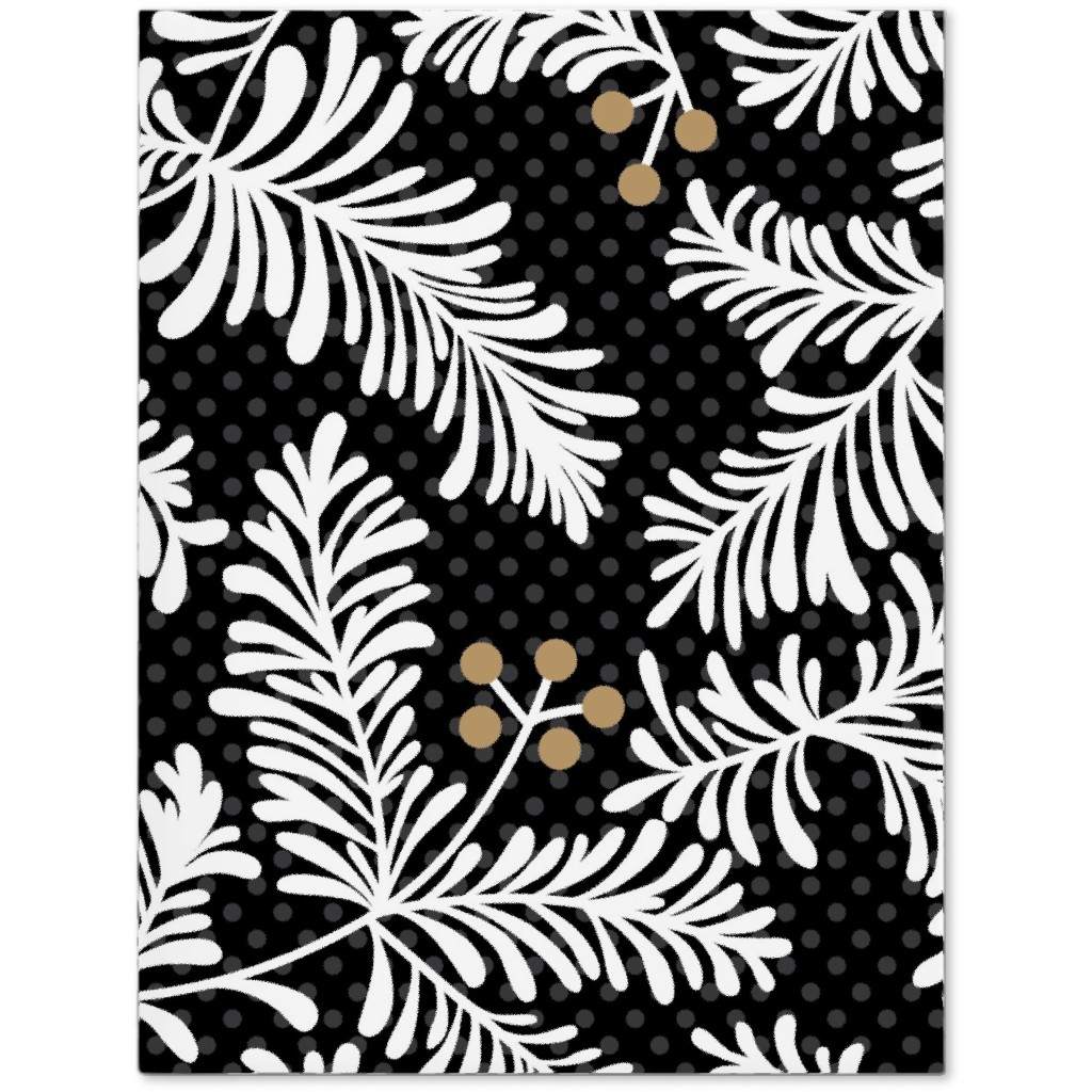 Winter Branches Journal, Black, Charcoal