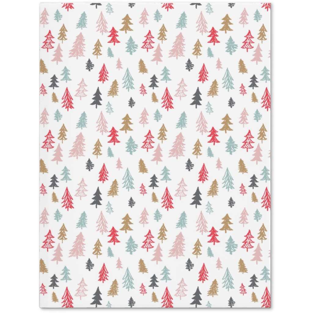 Forest Sketch - Red and Pink Journal, Red, Red