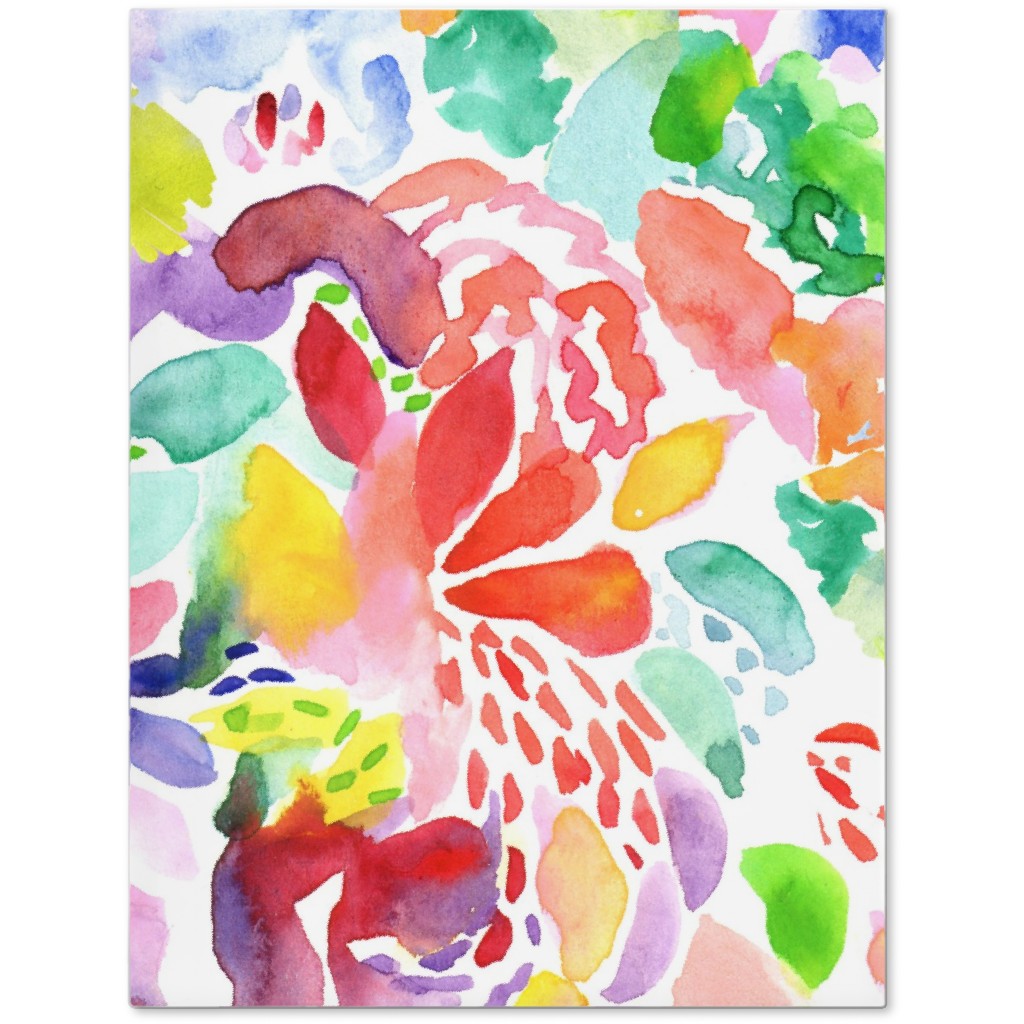 Happy Abstract Watercolor Journal, Multicolor