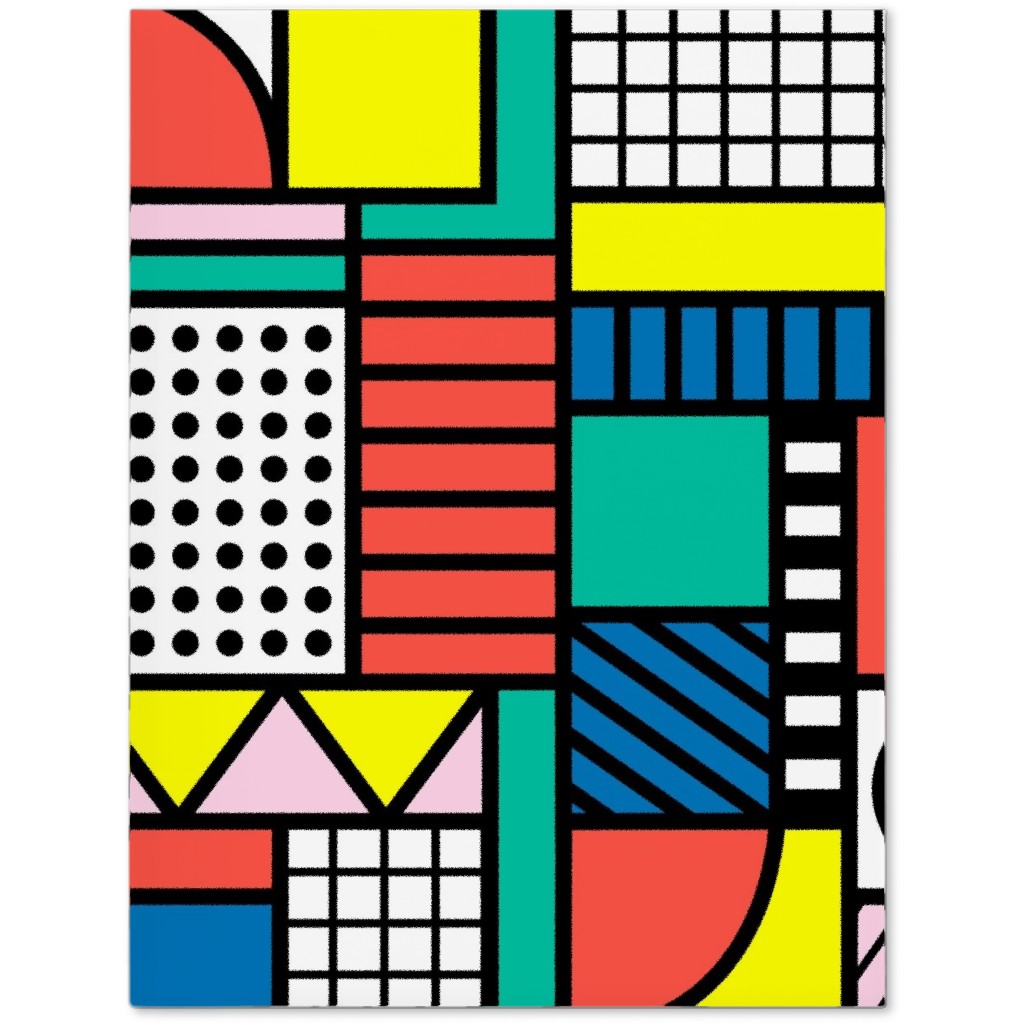 Memphis Color Block | Poster