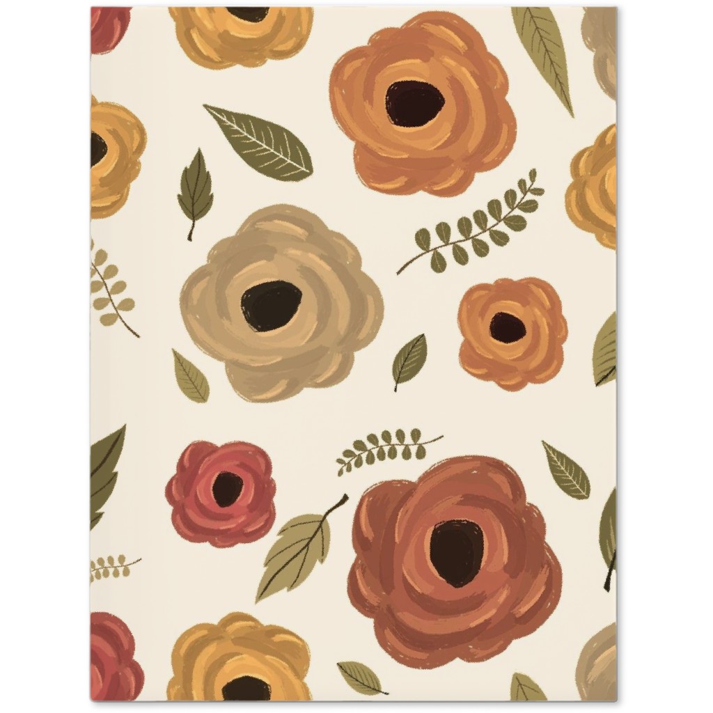 Fall Flowers - Light Journal, Multicolor