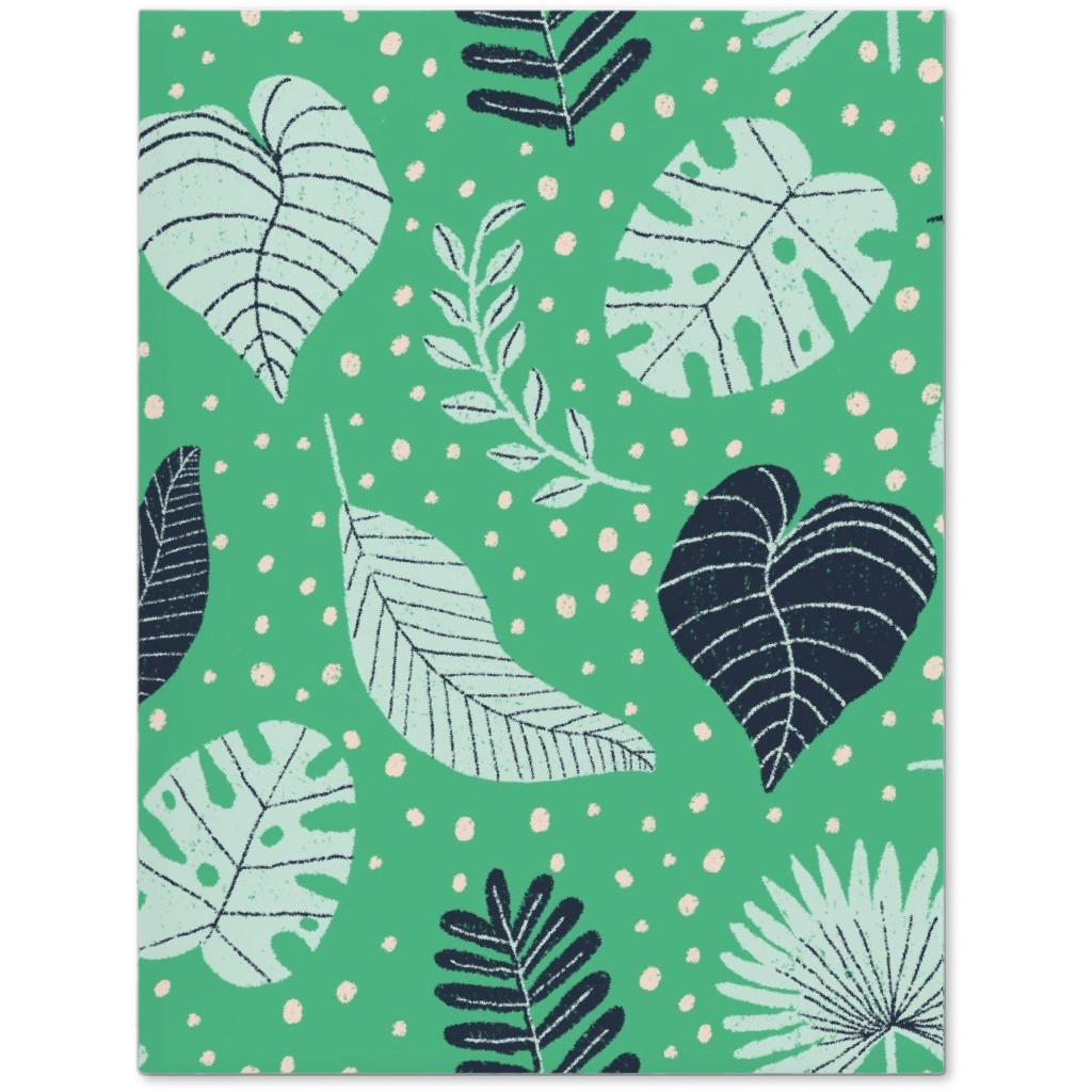 Leafy Jungle - Green Journal, Green