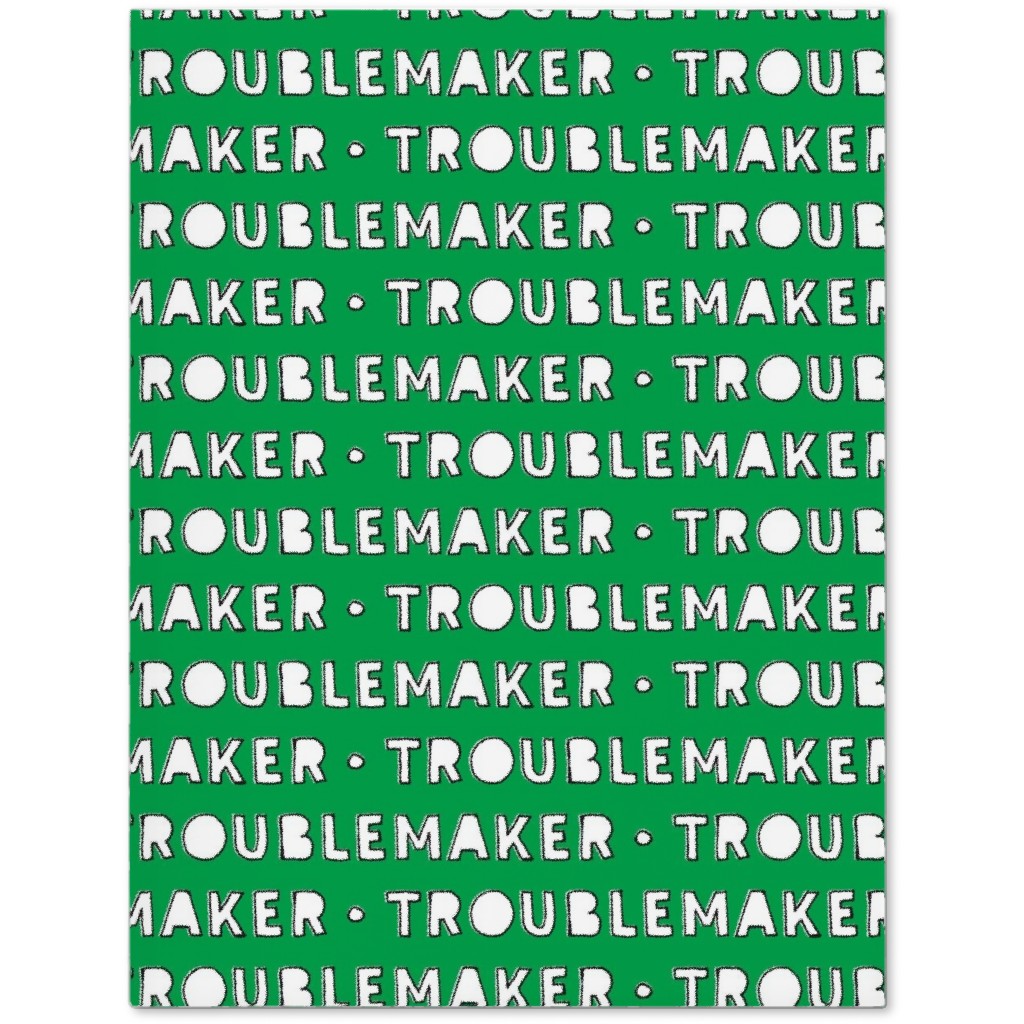 Troublemaker - Green Journal, Green