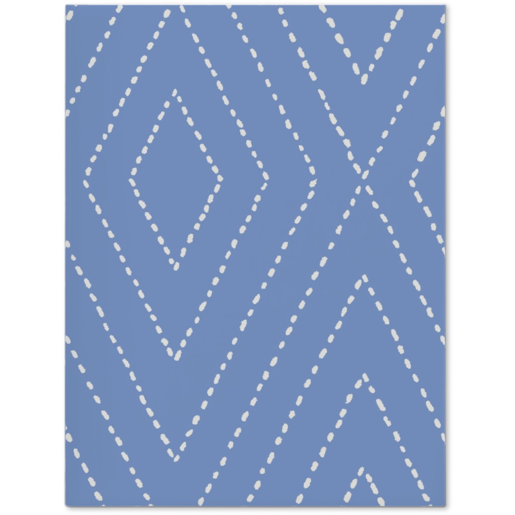 Painted Diamond Dash Journal, Blue, Periwinkle