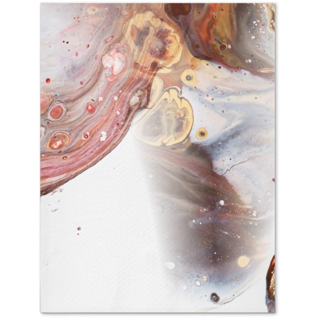 Acrylic Flow Journal, Brown, Pebble