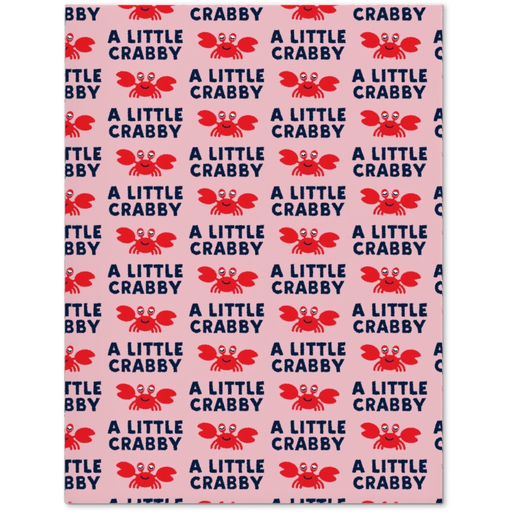 a Little Crabby - Nautical Journal, Pink, Penelope