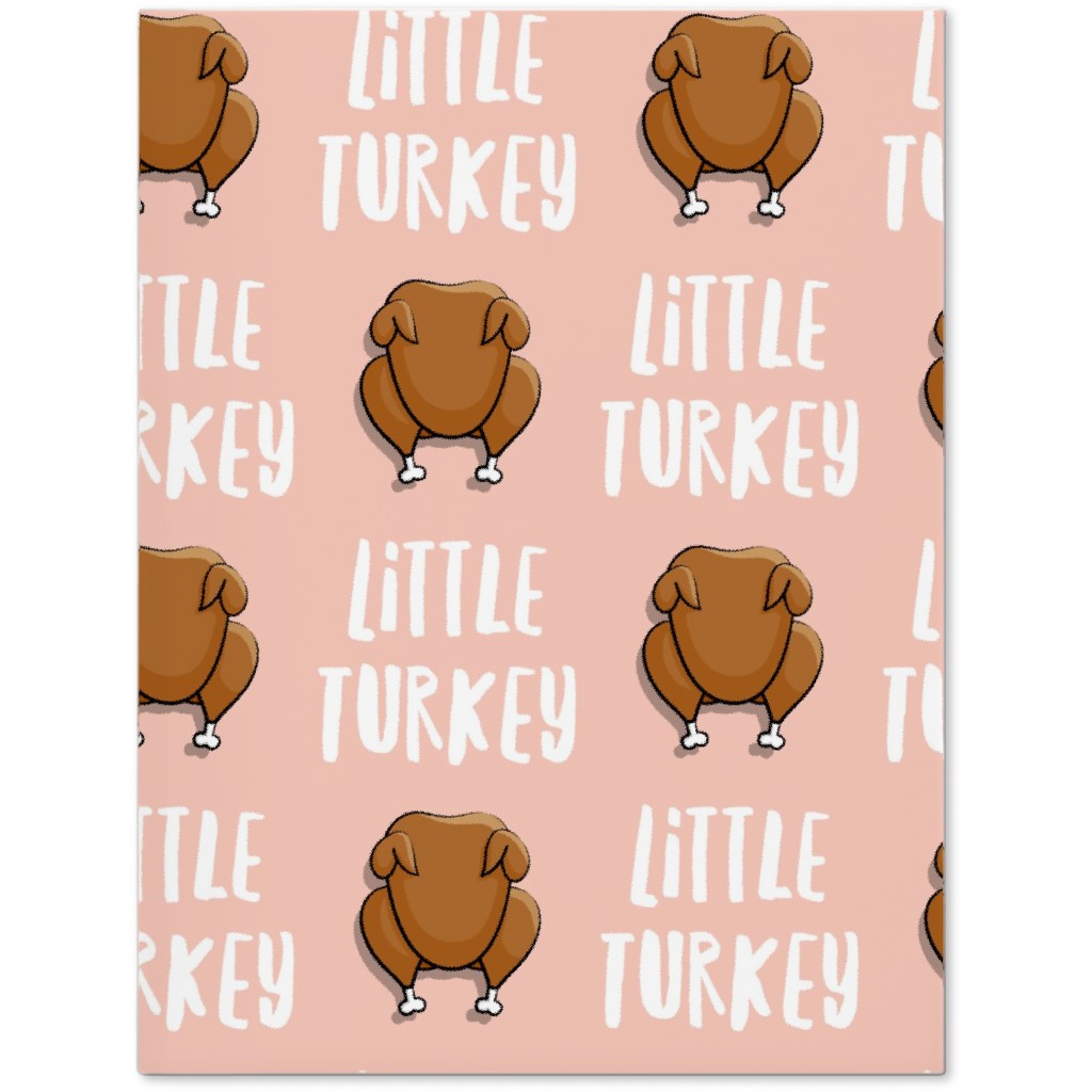 Little Turkey Thanksgiving Journal, Pink