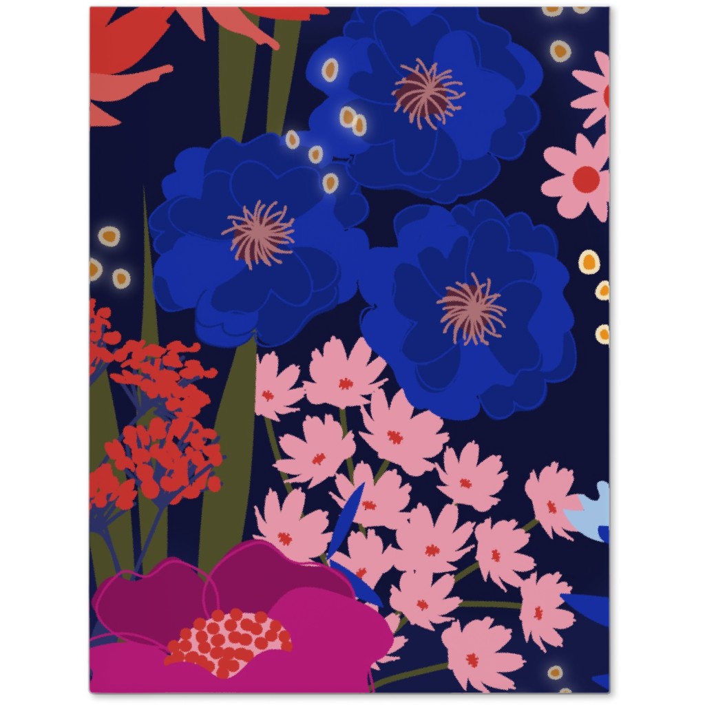 Summer Nights Floral - Dark Journal, Multicolor