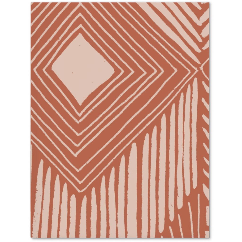 Neutral Retreat - Terracotta Journal, Pink, Bright Pink