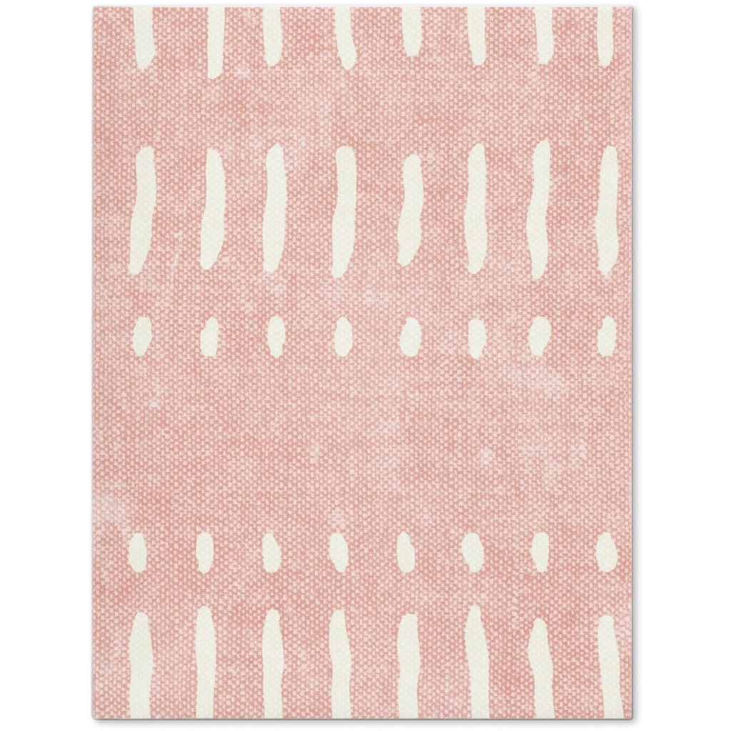 Dash Dot Stripes Journal, Pink