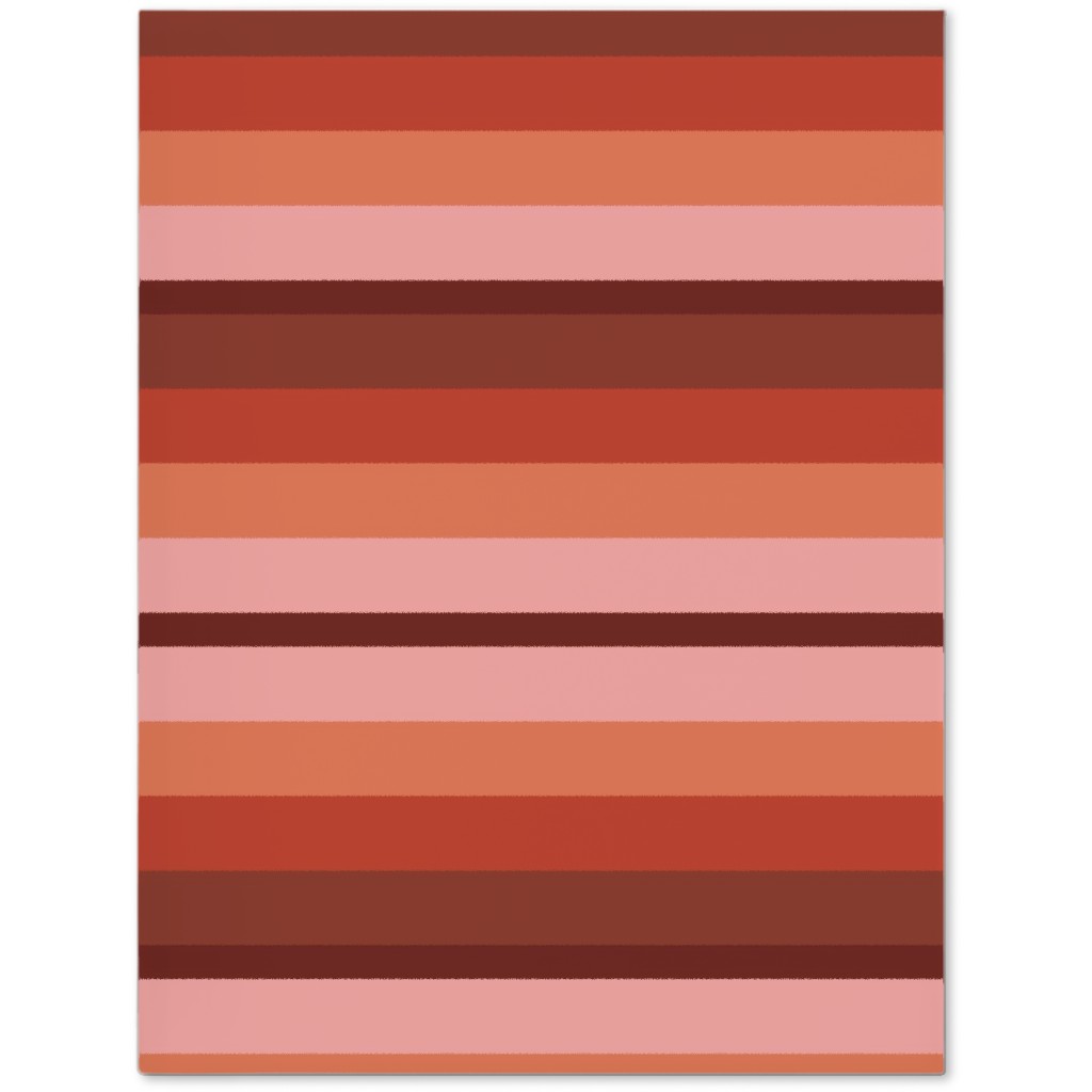 Retro Road - Mauve Multi Journal, Red, Red