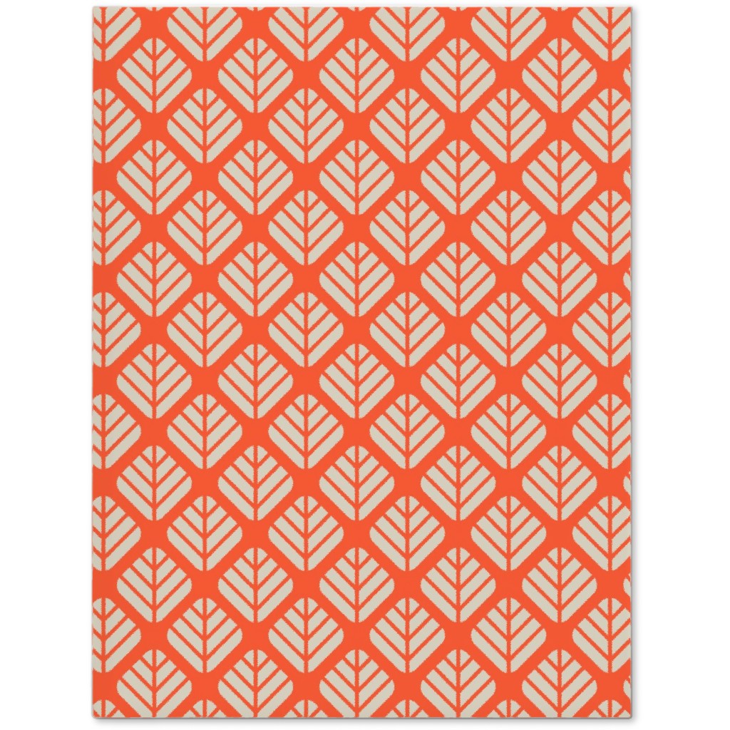 Blaettli - Orange and Beige Journal, Orange