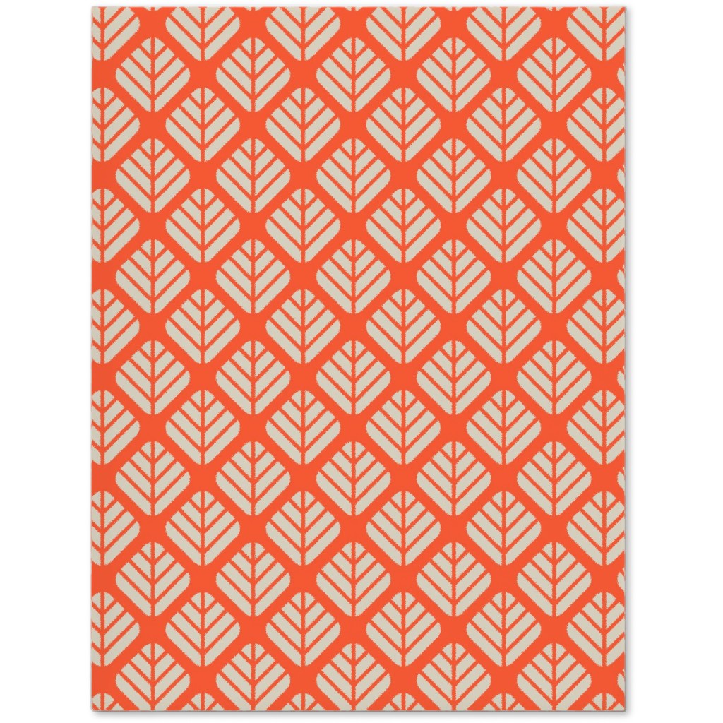 Blaettli - Orange and Beige Journal, Orange, Orange